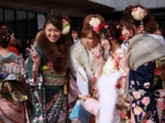 2013蟹江町　成人式　振袖美人