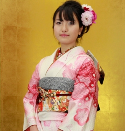 総絞りと全通の帯を再活用