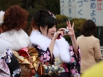 2009蟹江町　成人式　振袖美人